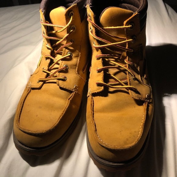 Timberland Wheat Boots Moccasin Toe Size 8 - Picture 2 of 4